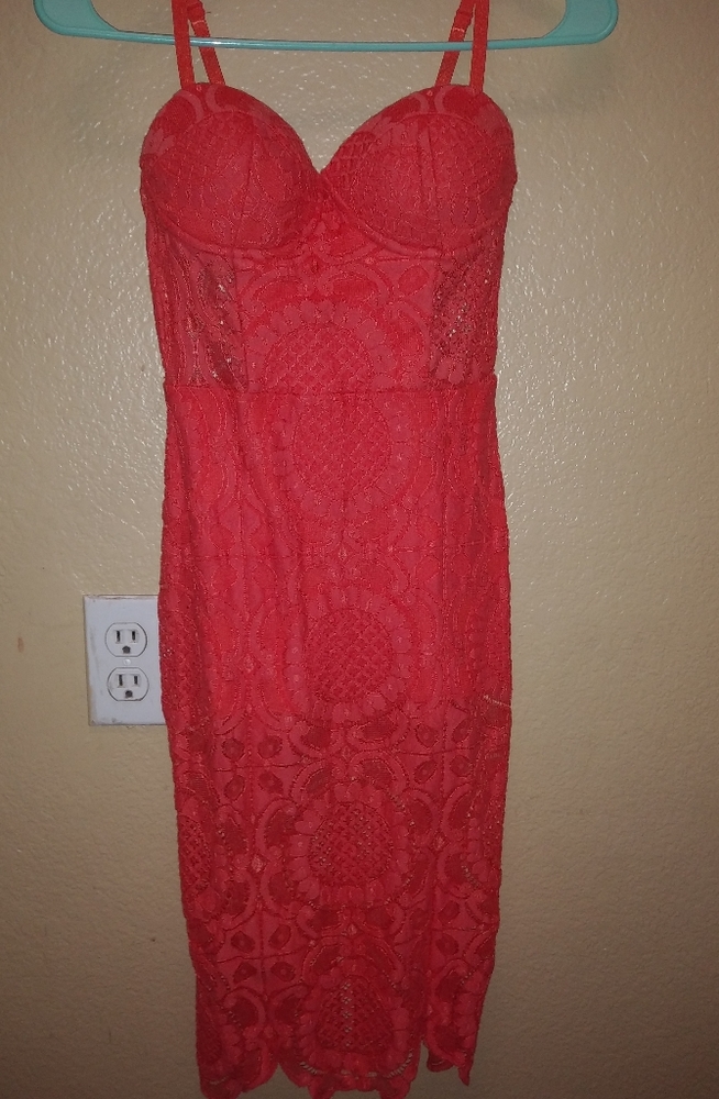 Bebe spaghetti strap dress